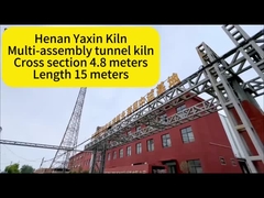 Tunel industriel en briques personnalisable four 120m 130m 150m 170m Diamètre