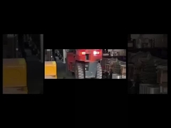 Le nouveau four va être emballé et expédié.