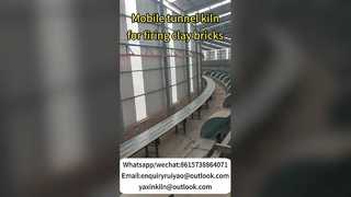 La cuisson au four mobile de briques d'argile convient à une variété de matières premières de déchets solides