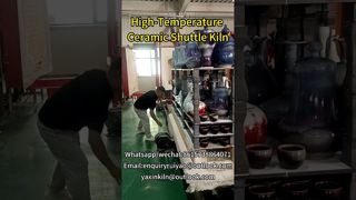 Four à navette en céramique à haute température #kilnmanufacturer #brickfactory #tunnelkiln#shuttlekiln